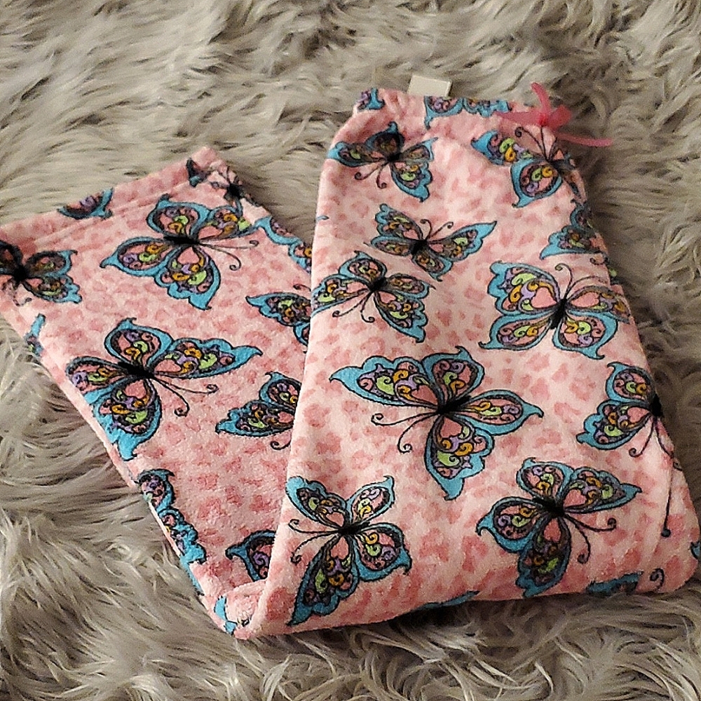 NWT Pink Butterfly Jammies
